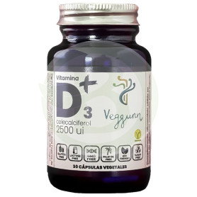 Vitamina D3 2500Ui 30 Cápsulas Veggunn