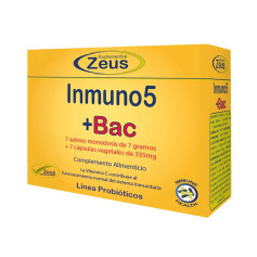 Inmuno 5 + Bac Sobres y Capsulas Zeus