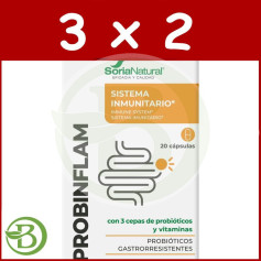 Pack 3x2 Probinflam 20 Cápsulas Soria Natural