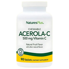 Acerola C 500Mg 90 Comprimidos Masticables Natures Plus