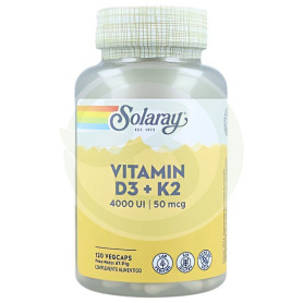 Big D3 y K2 120 Cápsulas Solaray