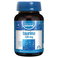 Taurina 500Mg 60 Cápsulas Vegetales Naturmil