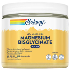 Magnesium Bisglycinate Polvo 179G (68 Dosis) Solaray