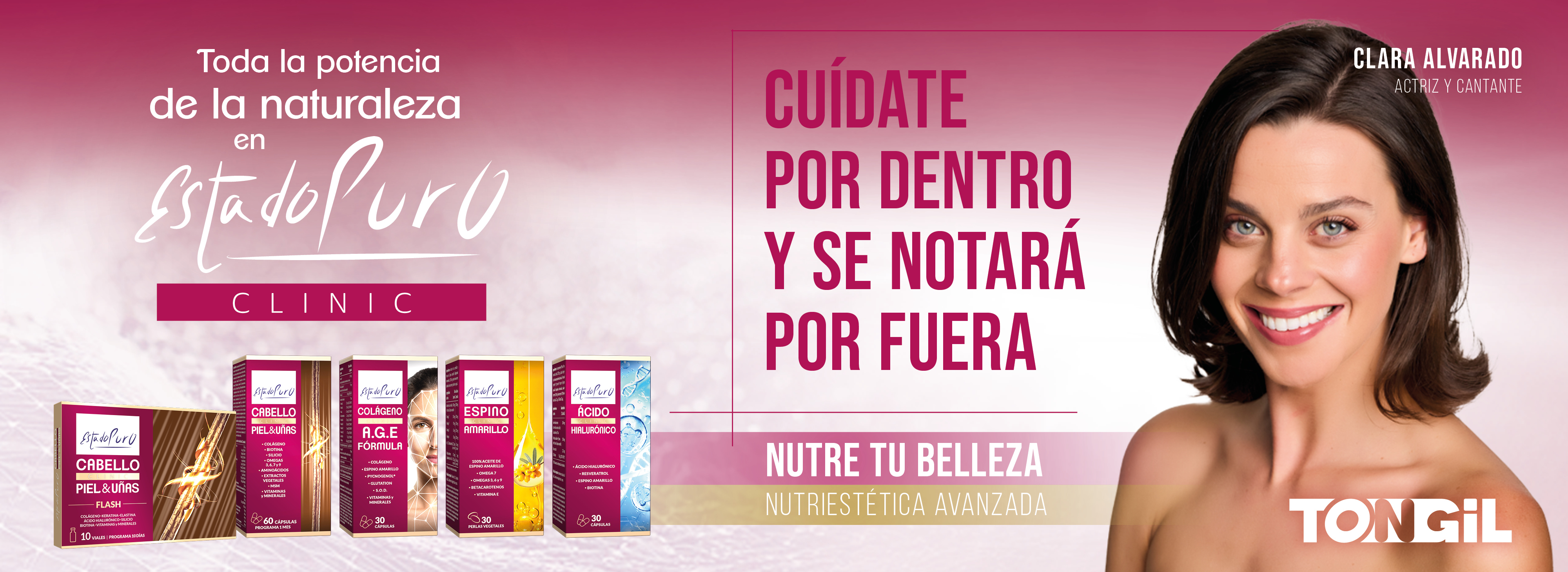 Cuídate por dentro para que se note por fuera con Estado Puro de TONGIL - del 7 al 21 de Noviembre